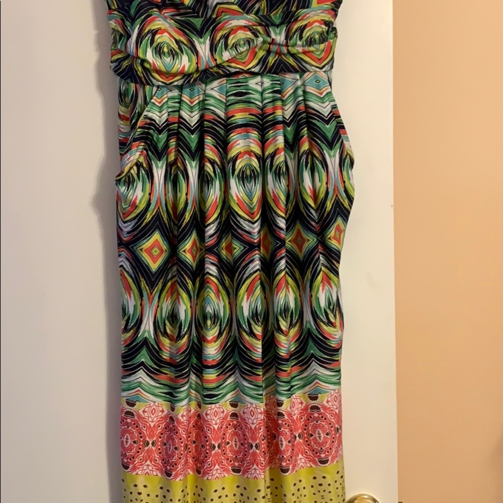 Multi Color Tube Dress - Picture 2 of 8